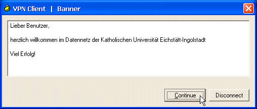 Begrüßungstext